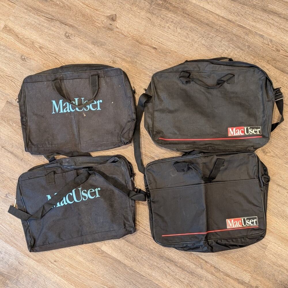 Lot of 4 MacUser Laptop Bags